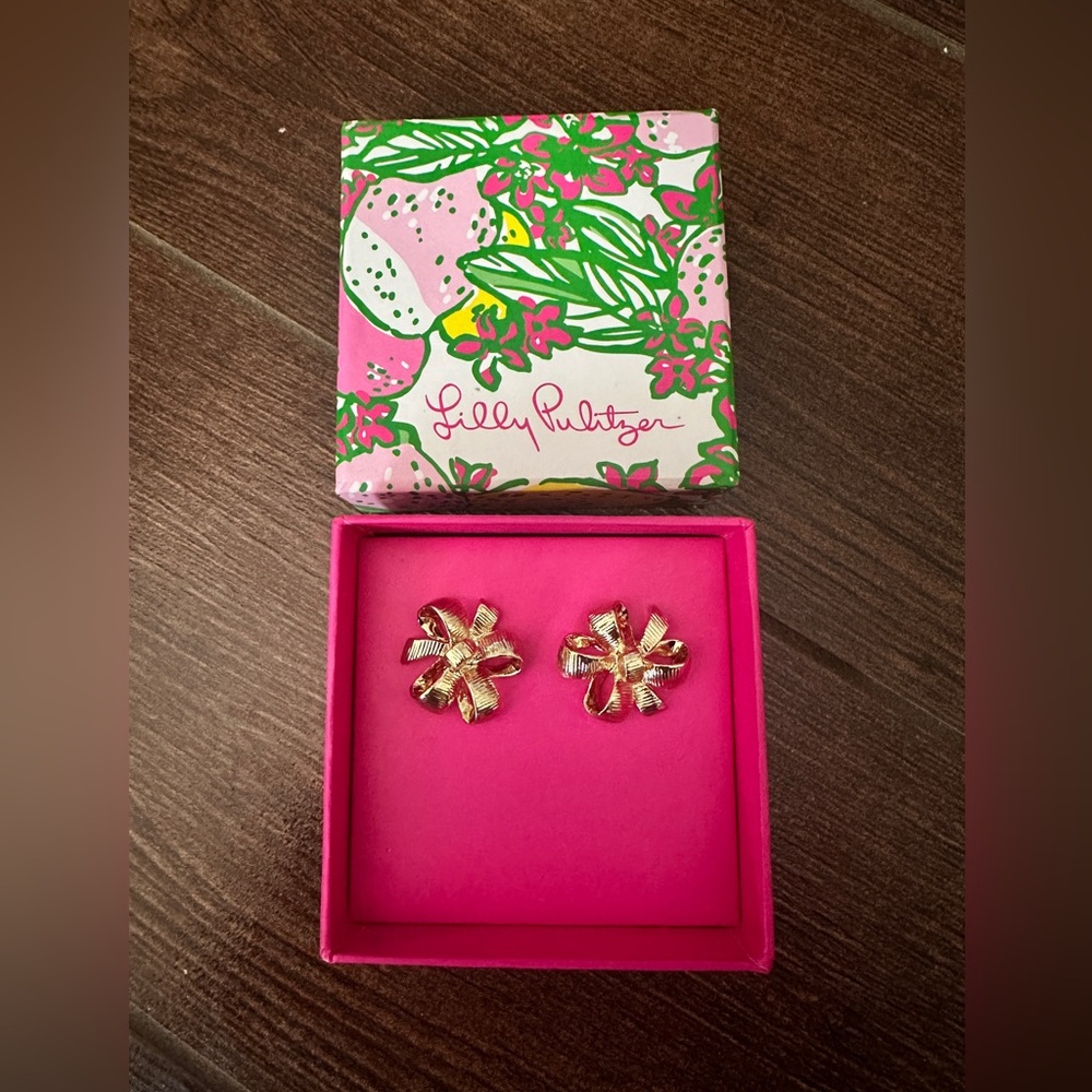Lily Pulitzer Bow Earrings